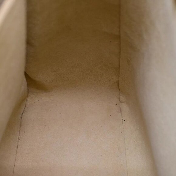 LOUIS VUITTON Logo Looping GM Shoulder Bag Monogram Leather Brown - Picture 14 of 16